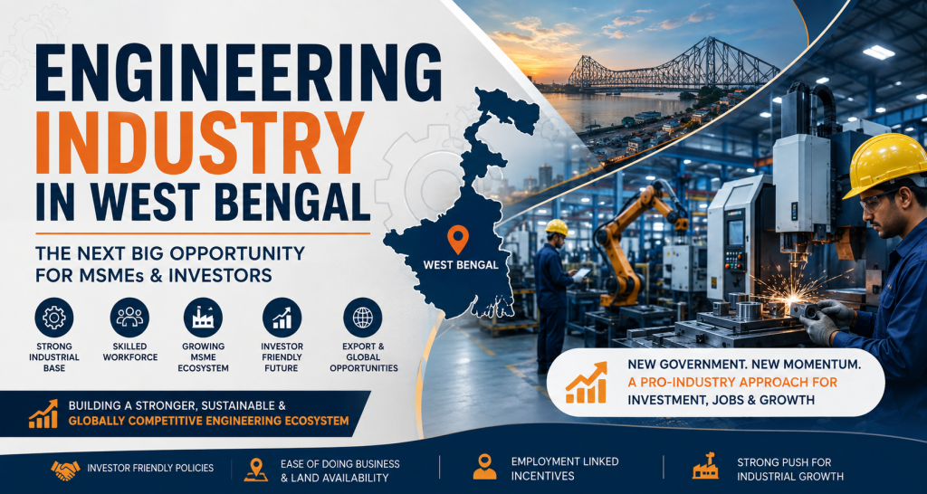 West Bengal engineering industry, manufacturing growth and investment opportunities
