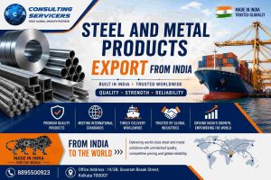 Steel and metal products export from India to global markets